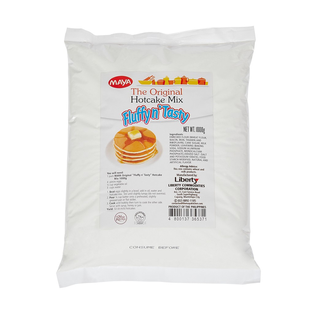 MAYA Original Hotcake Mix Fluffy n Tasty Set of 2 1kg Shopee