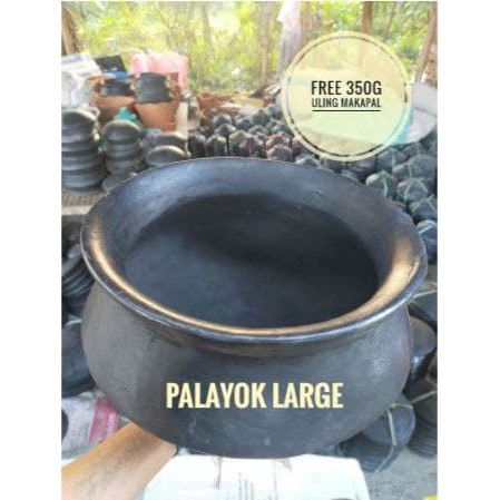  Ancient Cookware, Palayok - Filipino Clay Pot, Large