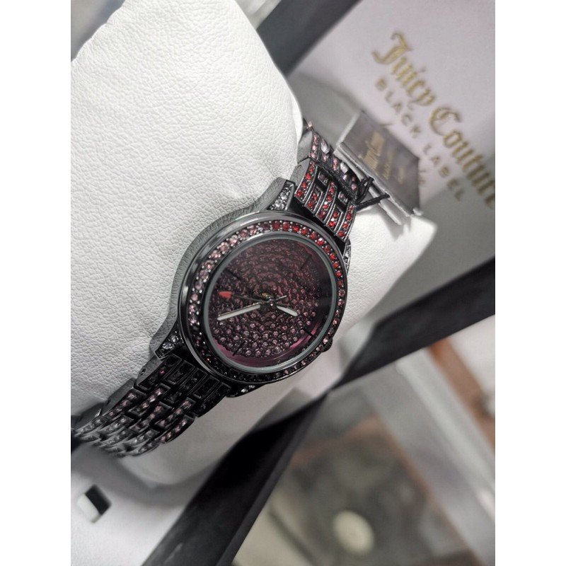 Juicy couture best sale swarovski crystal watch