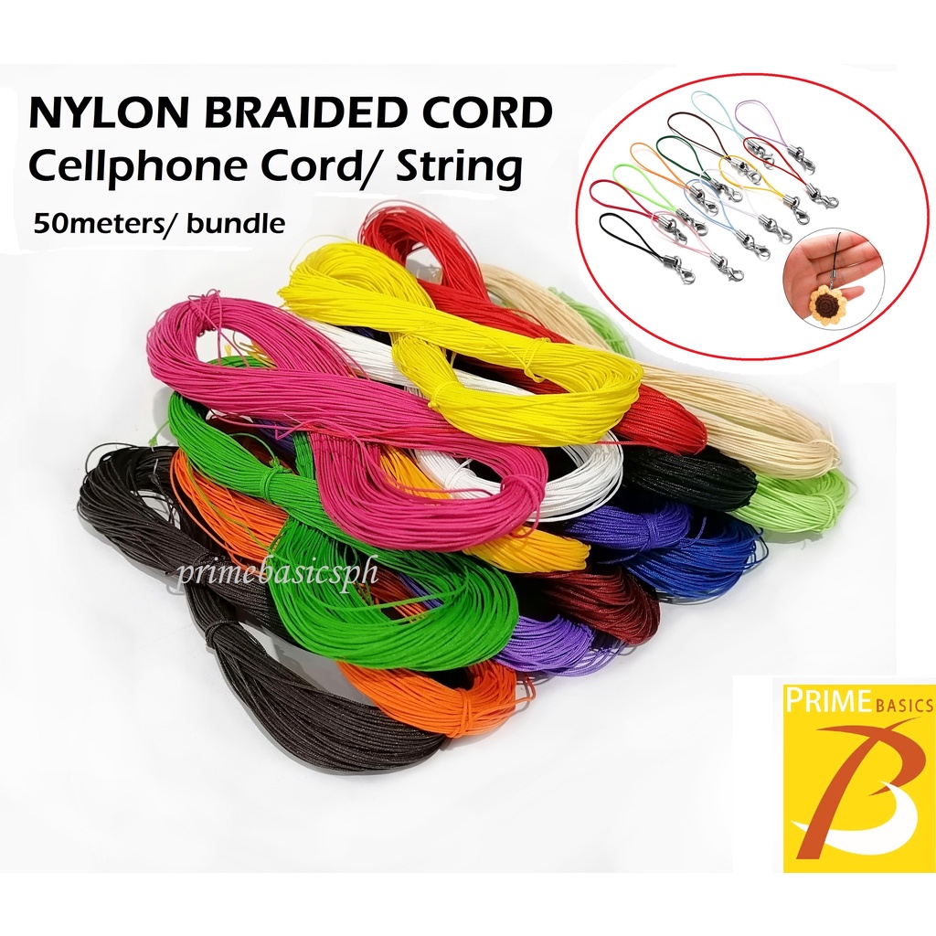 Nylon Braided Cord Cellphone String Bracelet Cord (50 meters