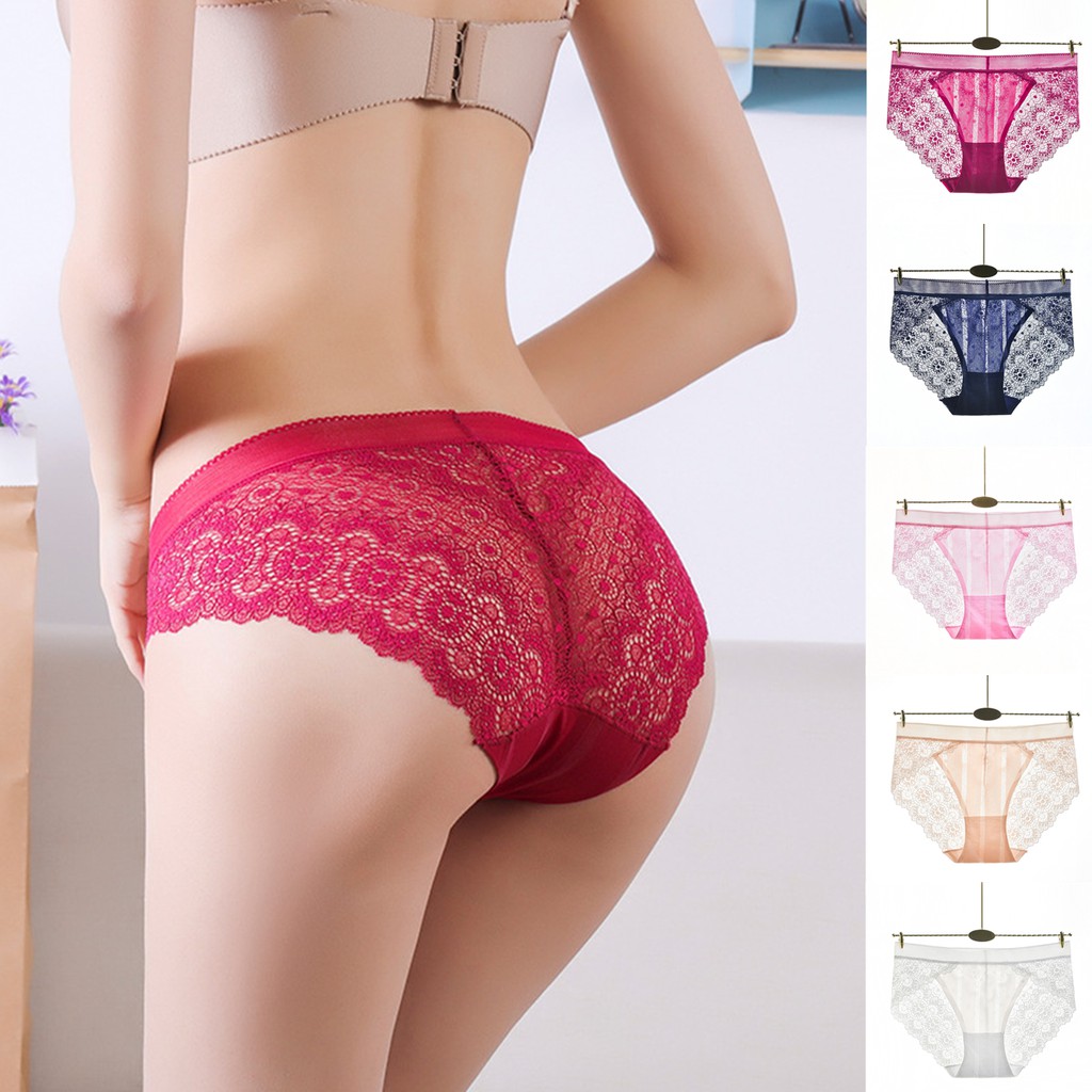 Buy No.1 Selling Women Panties Lace Cotton Underwear Briefs Lace Transparent  Panties For Ladies In America from Zhongshan Hexi Garments Co., Ltd., China