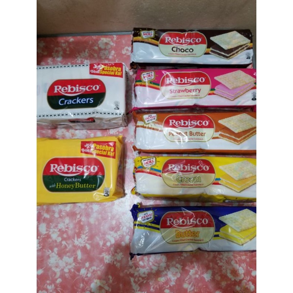 Rebisco Biscuit Sandwich Rebisco Crackers 10pcs per pack Shopee