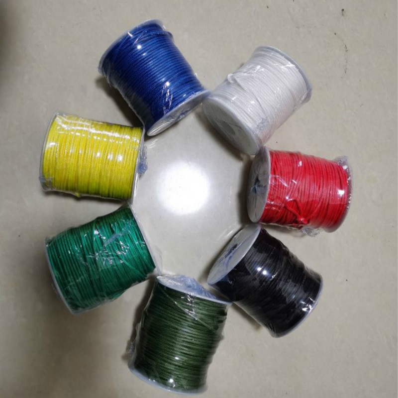 Stock] 1M ∅2mm White Red Yellow Blue Green Olive Color Fishing line  Spearfishing line Speargun Rubber Wishbone Line