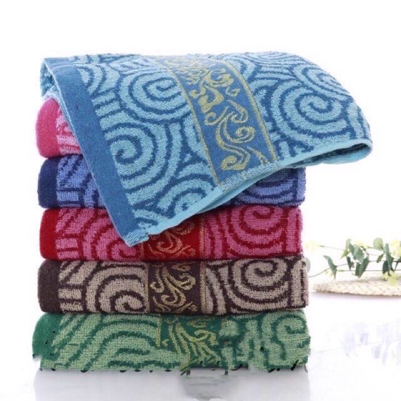 Tuwalya Cannon Bath Towel with Design 140 cm x 70 cm RANDOM COLORS ONLY