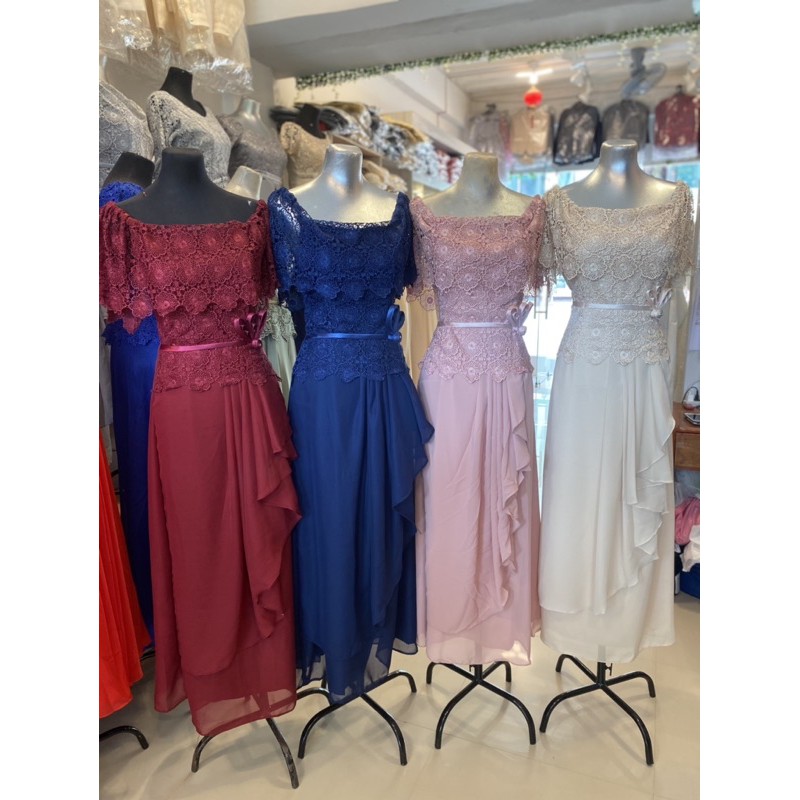 Peach dress outlet for wedding sponsor