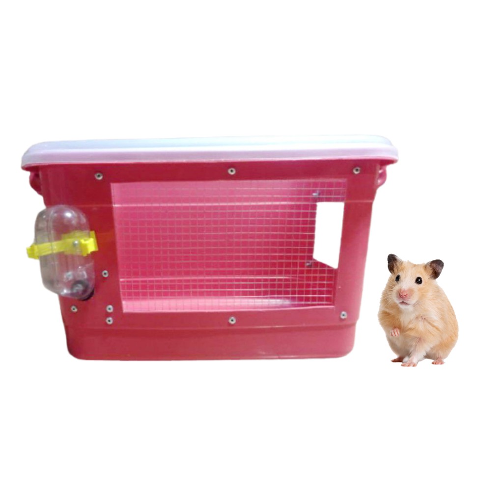 Hamster cage outlet bin