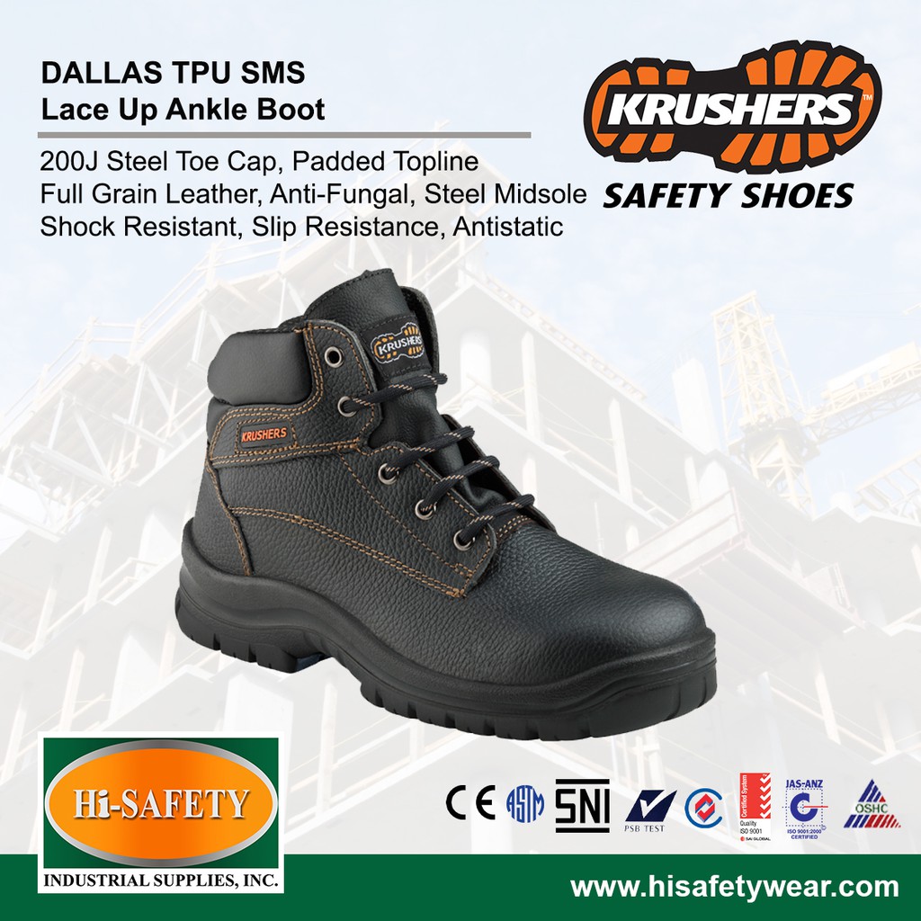 Safety deals shoes krusher