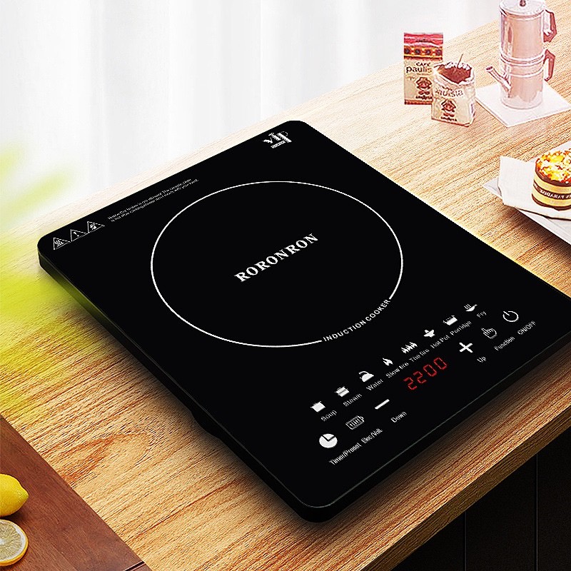 Black induction online cooker