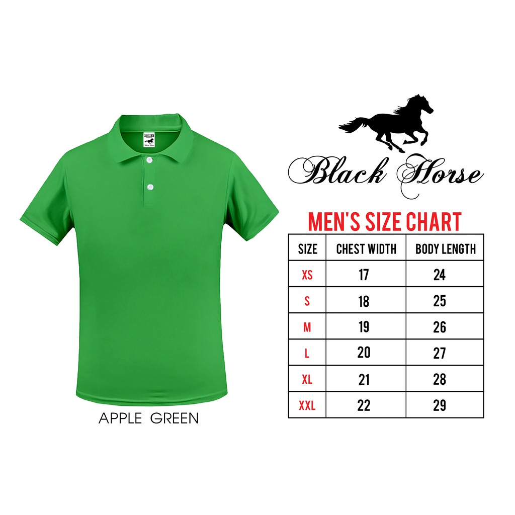 Black apple outlet polo shirt