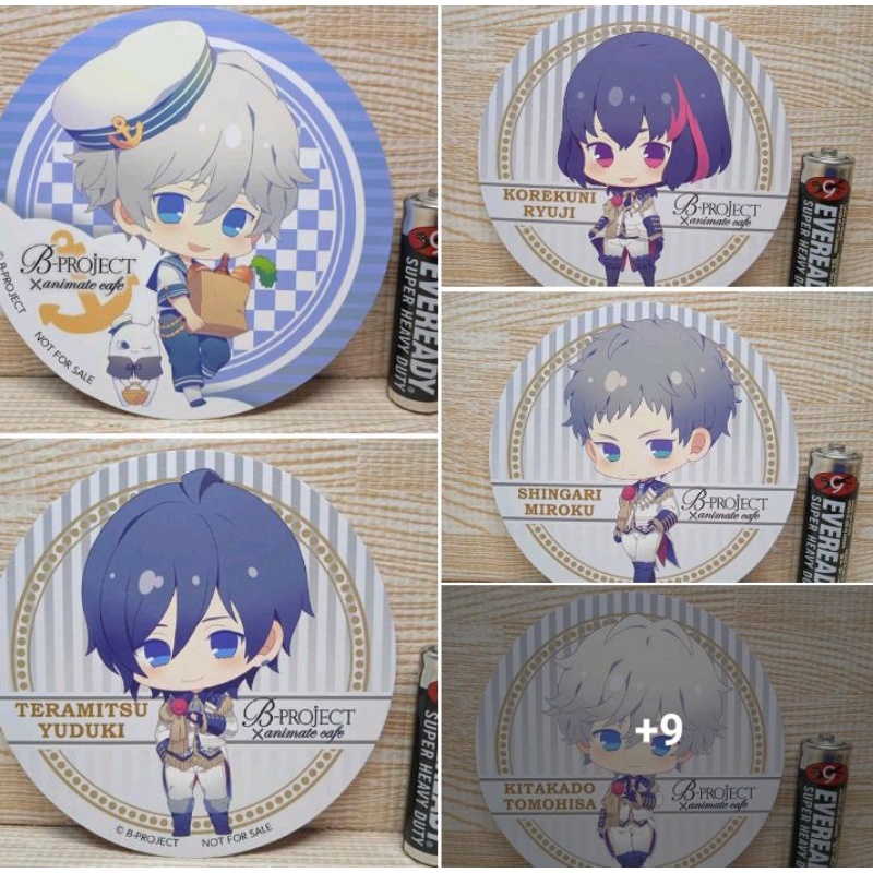 B Project Anime Merch B Project x Animate cafe Coaster Shopee