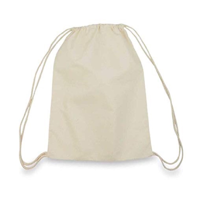 Drawstring clearance bag canvas