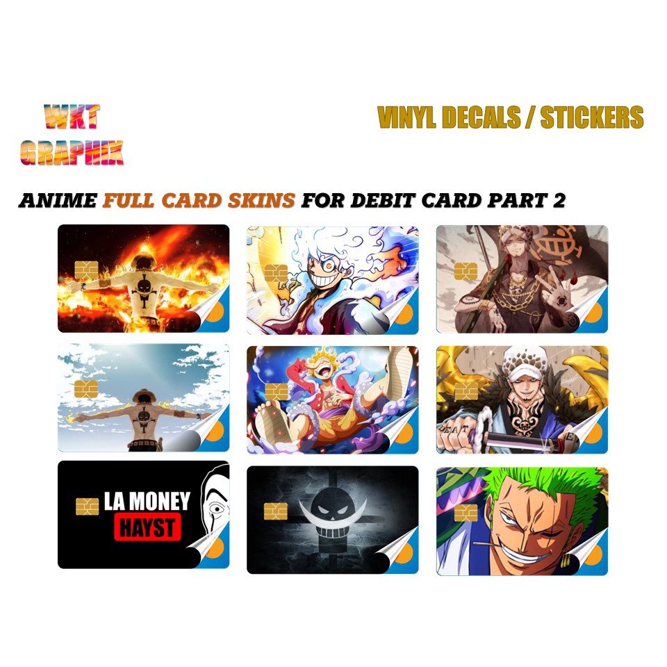 One Piece Anime Card Skin & Card Skin