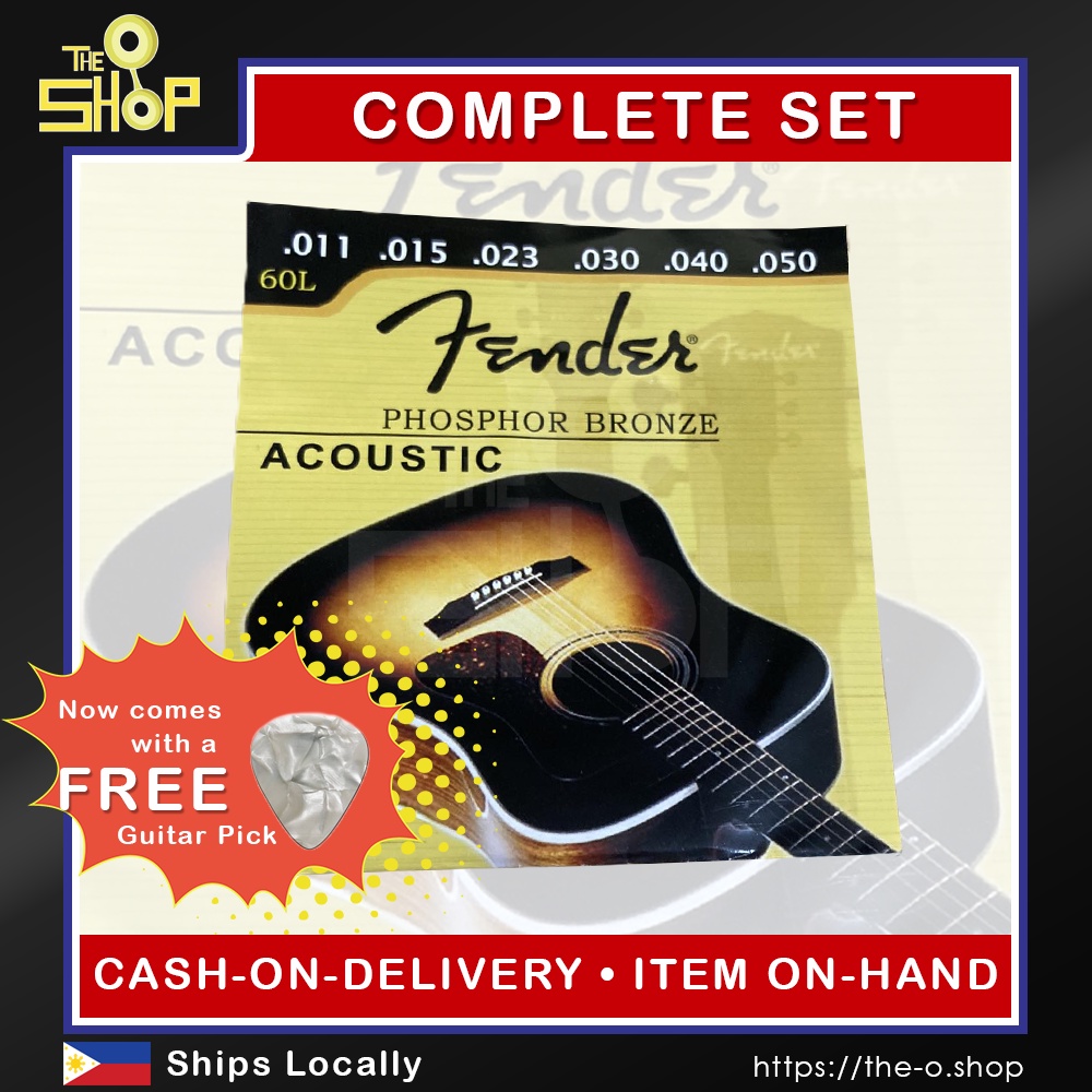 Fender on sale phosphor bronze