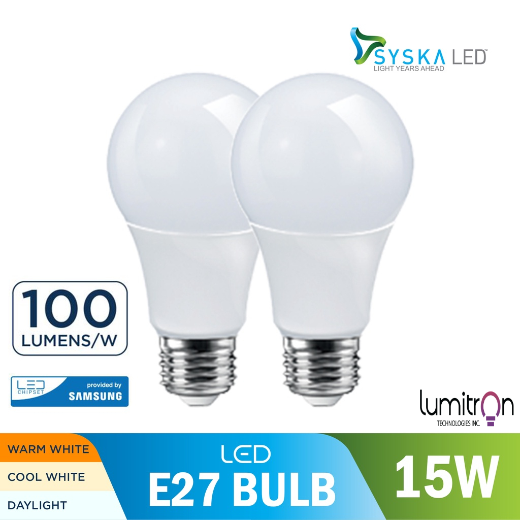 Syska warm white led outlet bulb