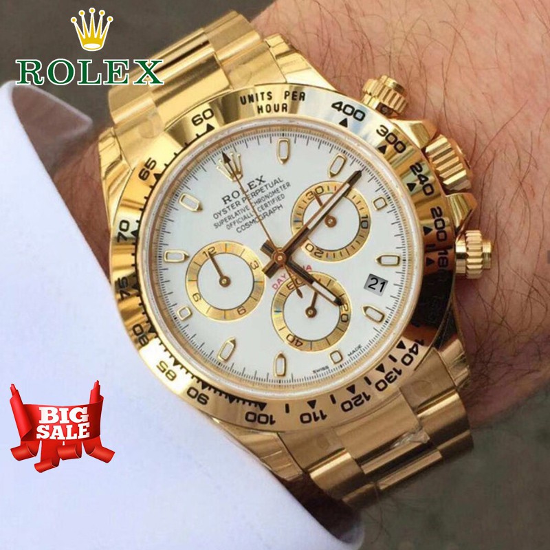 ROLEX Daytona Watch For Men Pawanble Original Water Proof ROLEX