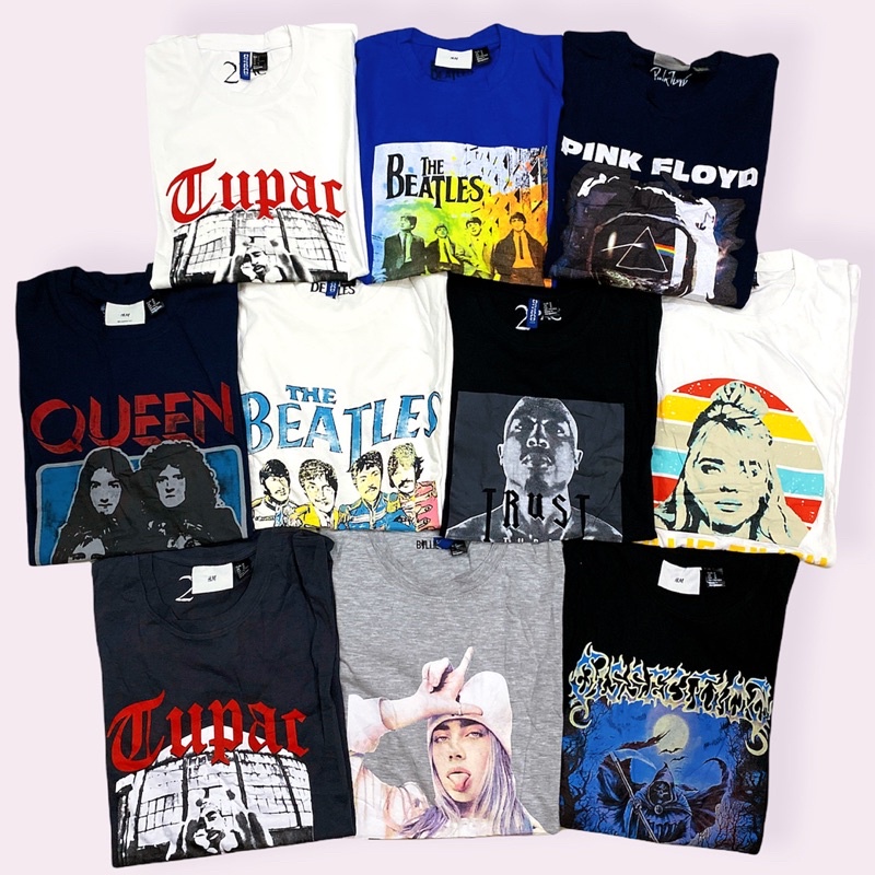 H&m band clearance tees