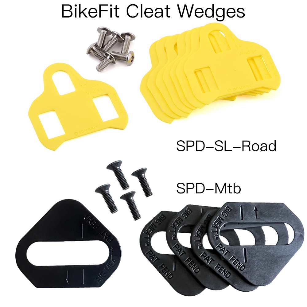 BikeFit Cleat Wedges for Shimano Road SPD SL KEO MTB SPD ATAC