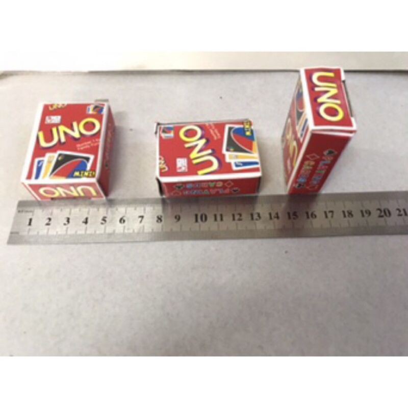 Mini Uno - 54 cards .