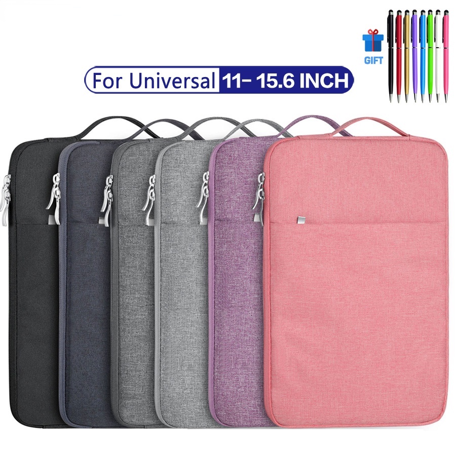 Portable Waterproof Laptop Bag Case 13.3 13 11.6 12 14 15 15.6 inch Notebook Sleeve Handbag Lenovo HP Samsung ASUS Xiaomi Acer Shopee Philippines