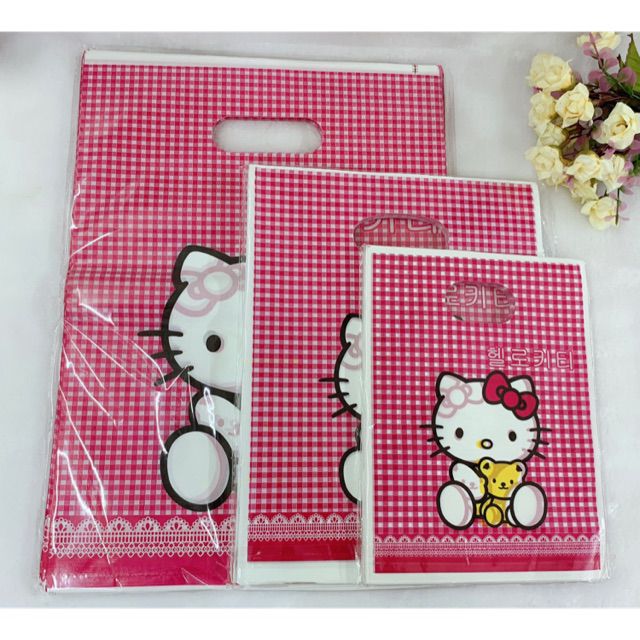 Hello kitty plastic bag new arrivals