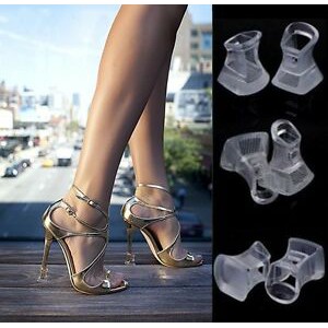 Clear high heel outlet protectors