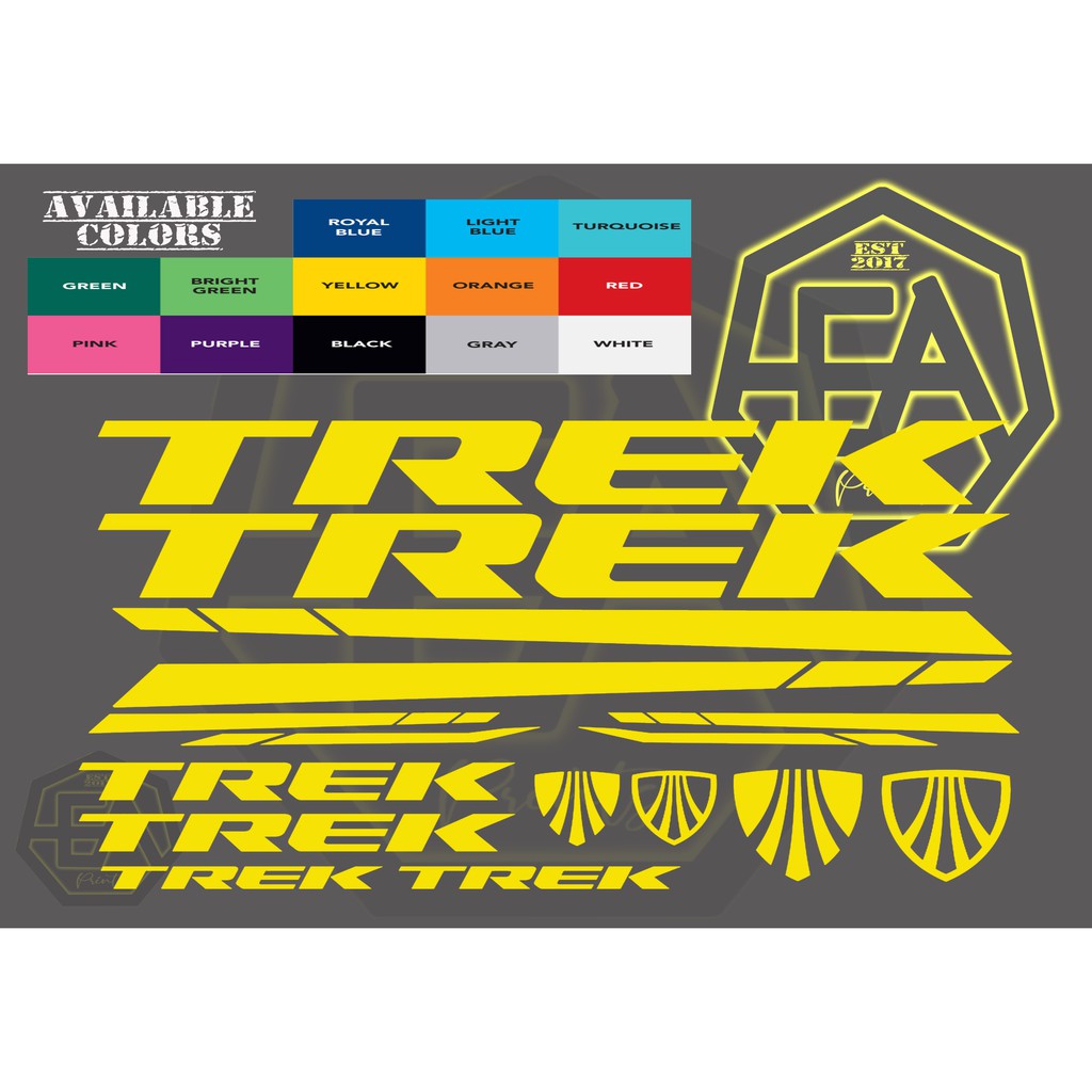 Trek stickers deals mountain bike