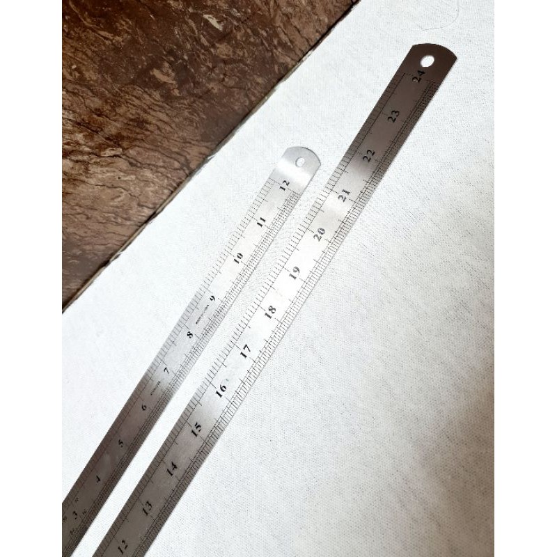 24 inch store metal ruler