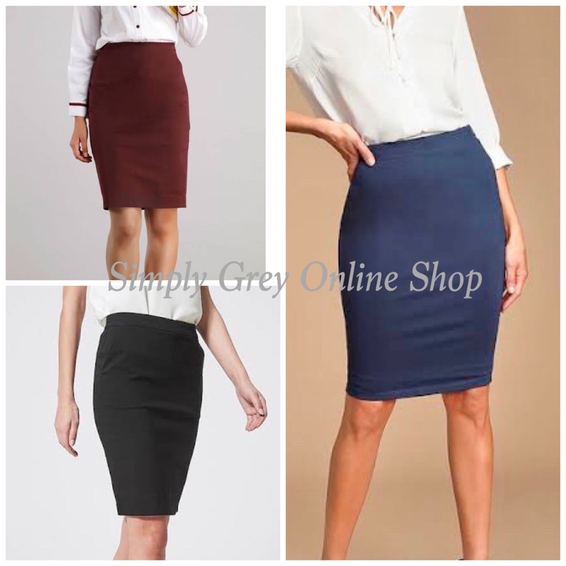 Above the shop knee skirt