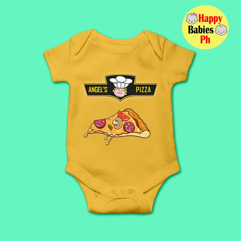 Baby 2024 pizza onesie