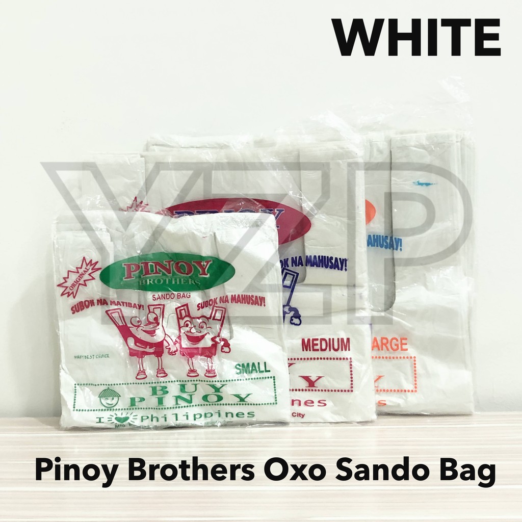 Sando White Plastic Bag XL x 50 Pcs - Level Five