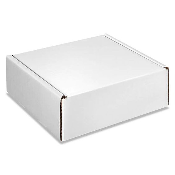 White Corrugated Mailer Shipping Boxes, 7 X 4 X 4, 50 Per, 54% OFF