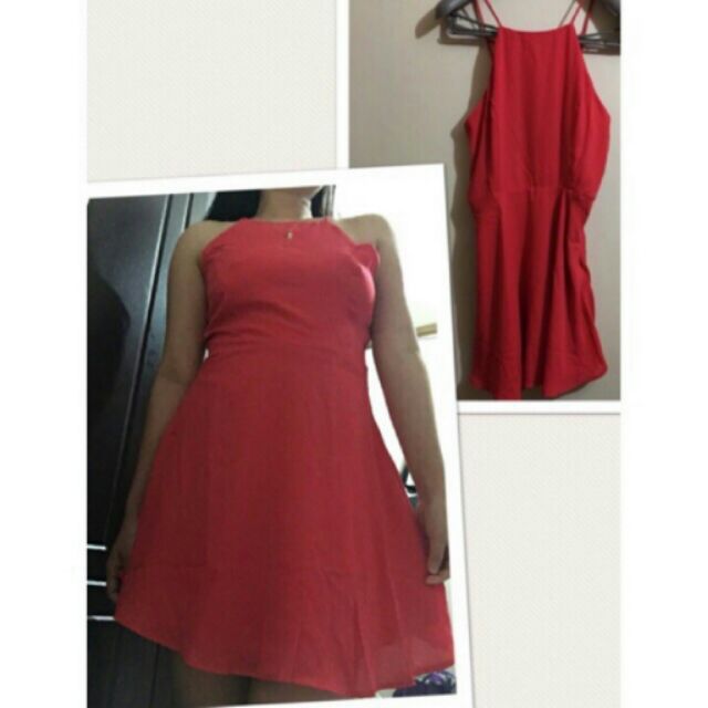 Forever 21 best sale long red dress