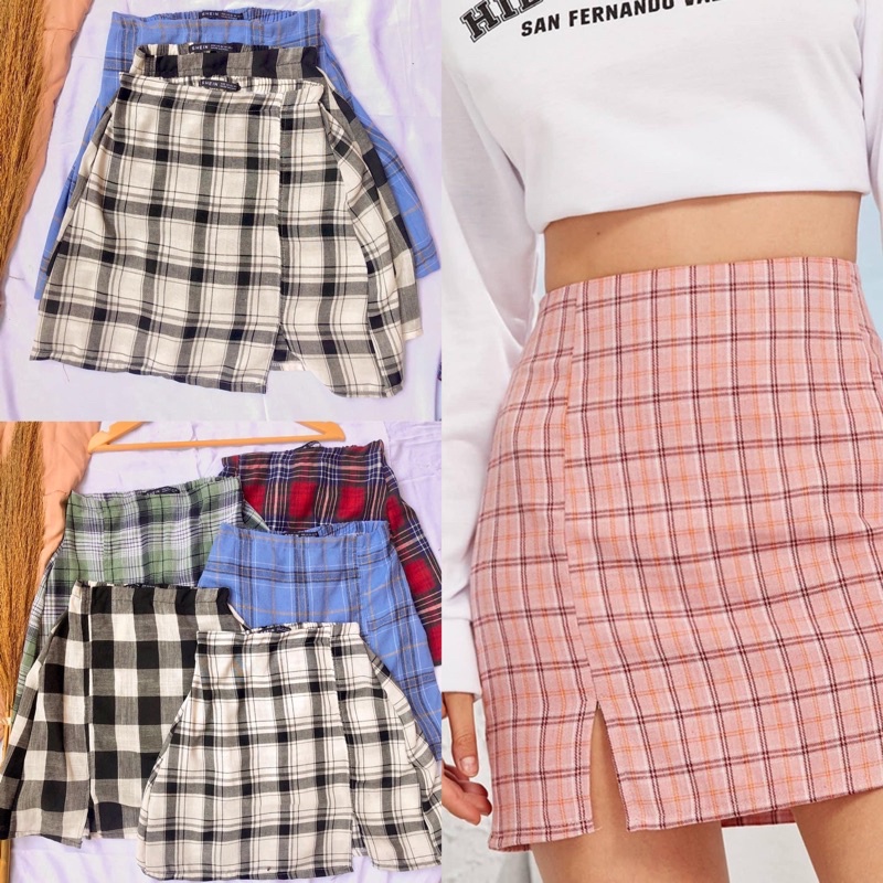 Flannel skirt outlet tumblr