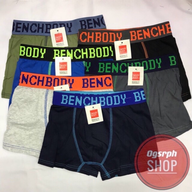 6pcs Bench Boxer For Men's Underwear Cotton Brief 100％