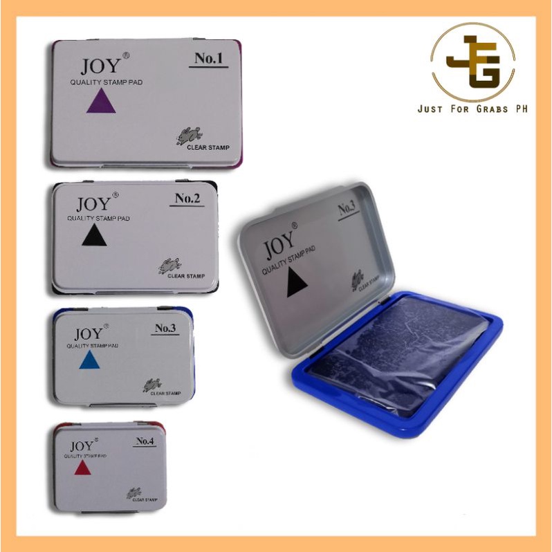 Joy Quality Stamp Pad Blue Red Violet Black Shopee Philippines