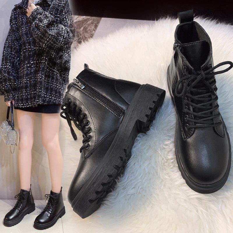 Korean cheap boots outfit