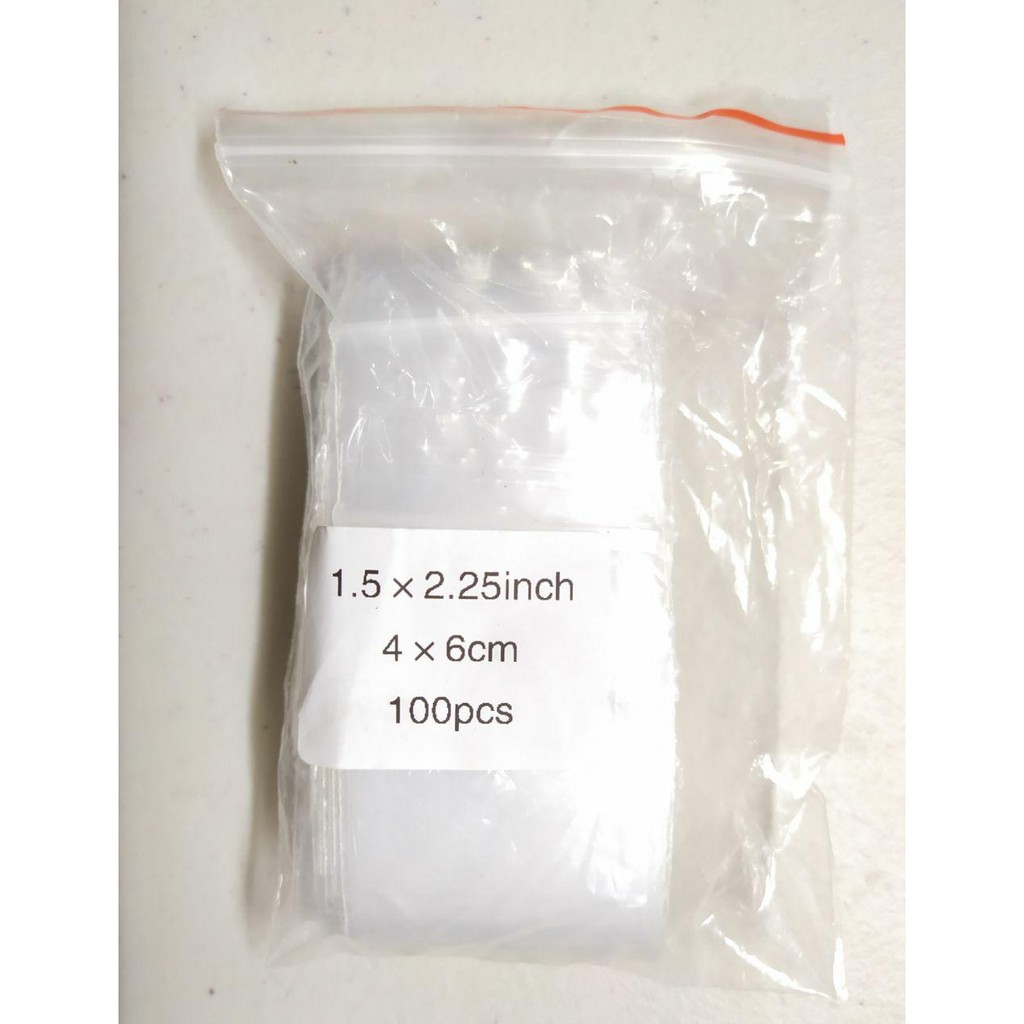 2x2 Plastic Zip Lock Bags (100pcs)