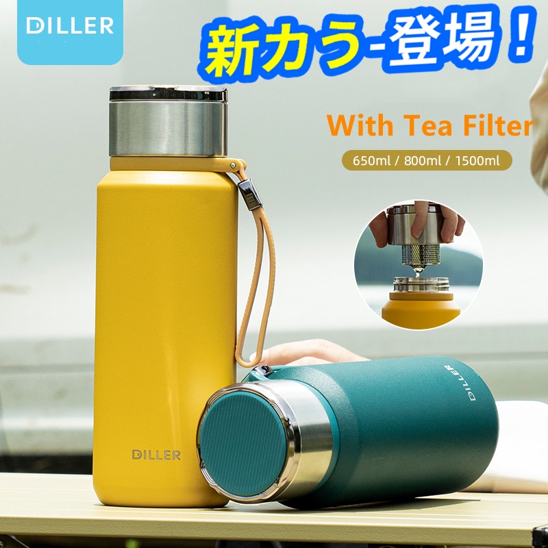550/1000ml Stainless Steel Thermos Bag Large Capacity Sport Water Bottle  Outdoor Leak Proof Water Bottles Cup with Rope BPA Free - AliExpress