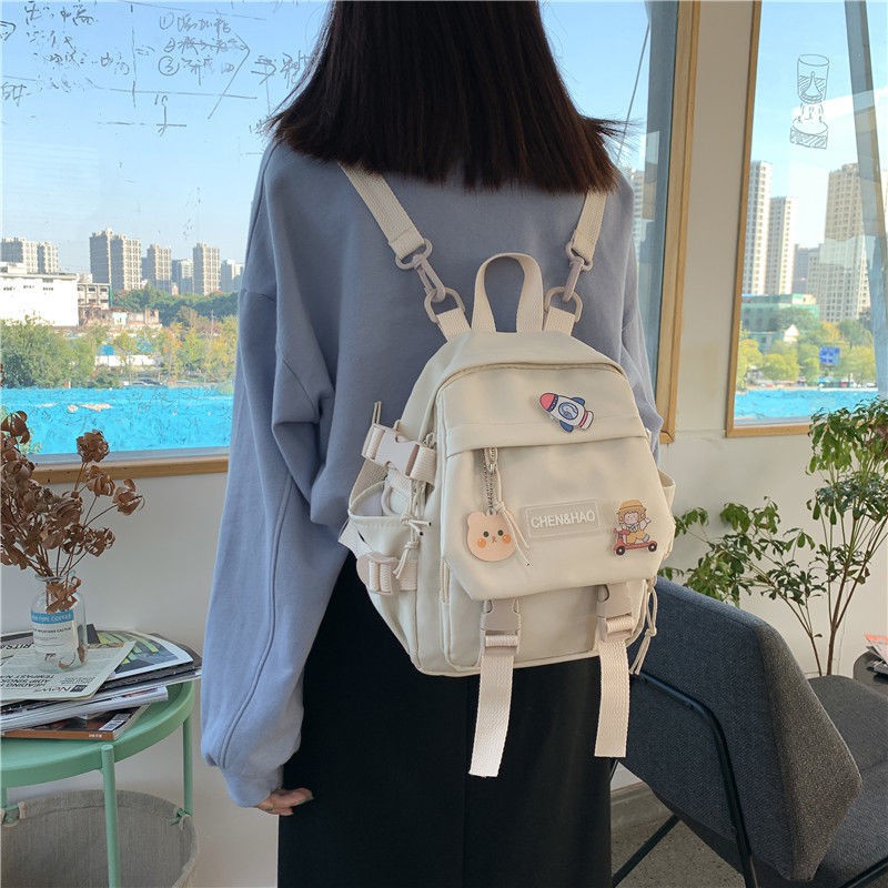 Backpack mini bag female cute soft girl Japanese ins mini backpack