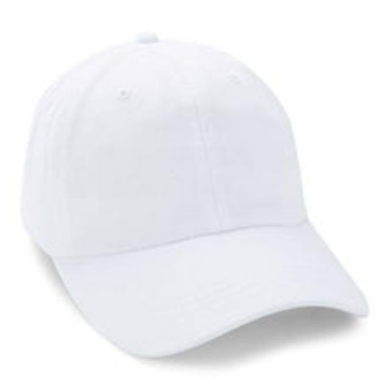 Childrens white 2025 baseball cap