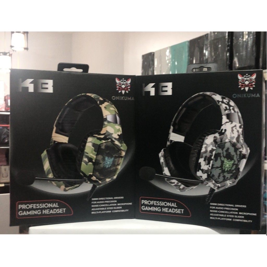 ONIKUMA KB PROFESSIONAL GAMING HEADSET with NOISE REDUCTION