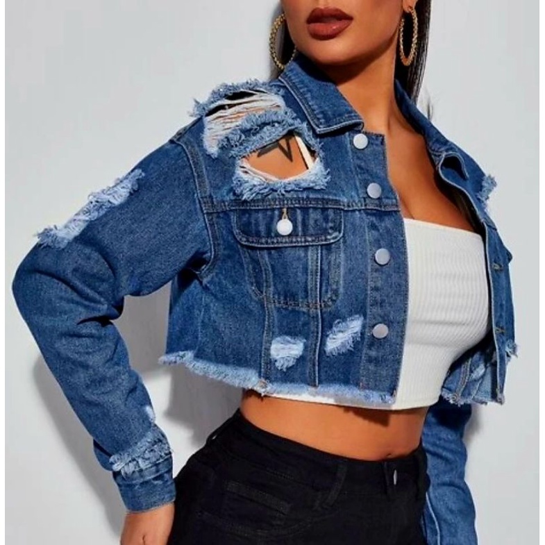 Denim Crop Top