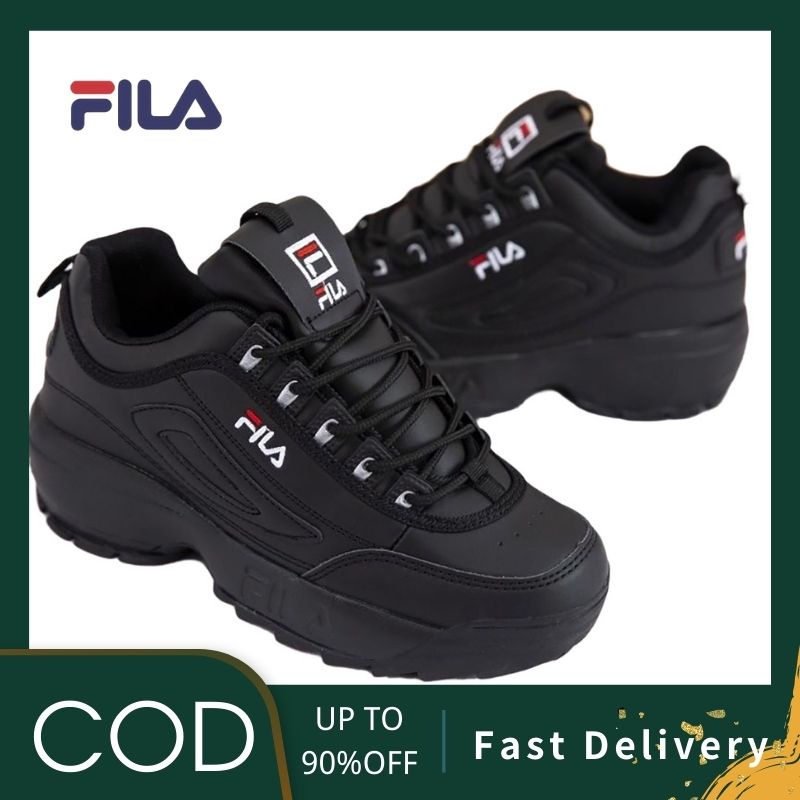 Fila black rubber store shoes