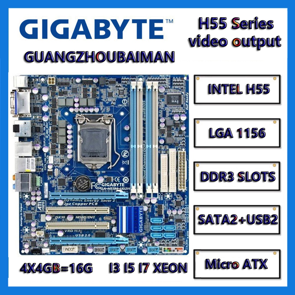 H55 hot sale lga 1156