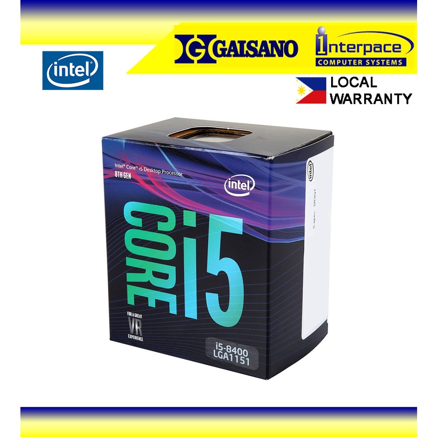 Intel Core i5-8400 Desktop Processor 6 Cores up to 4.0 GHz LGA