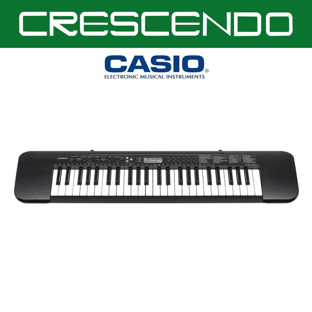 Casio wk 240 online weighted keys