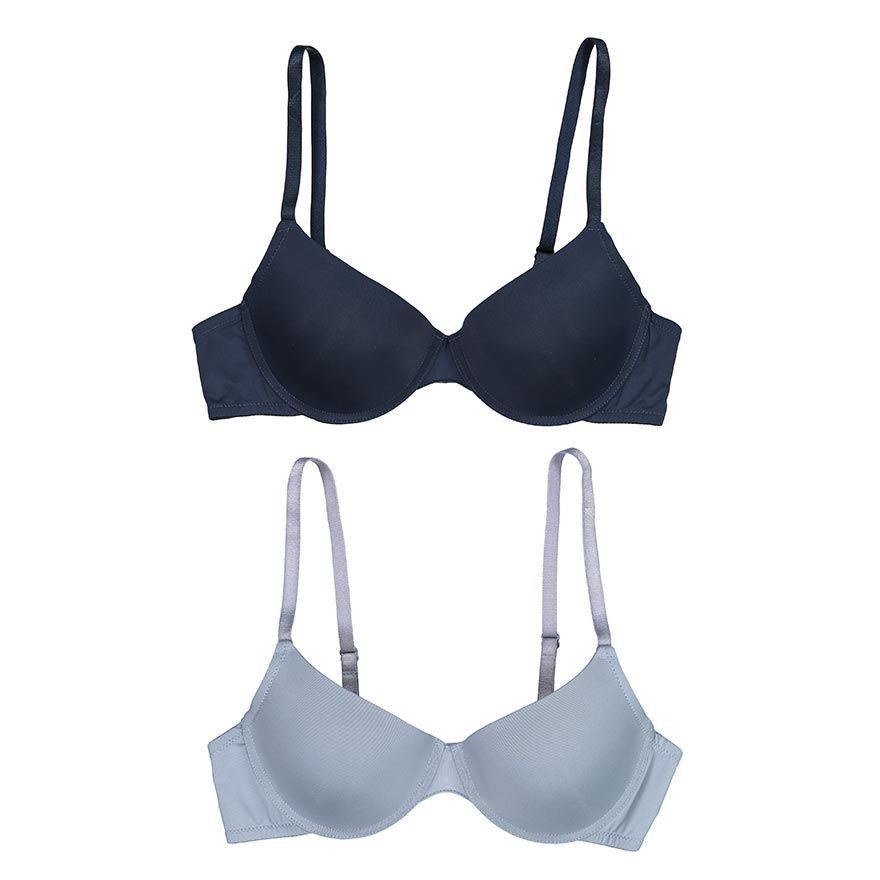 BENCH/ 2-in-1 Bra Pack - Light Blue/Gray