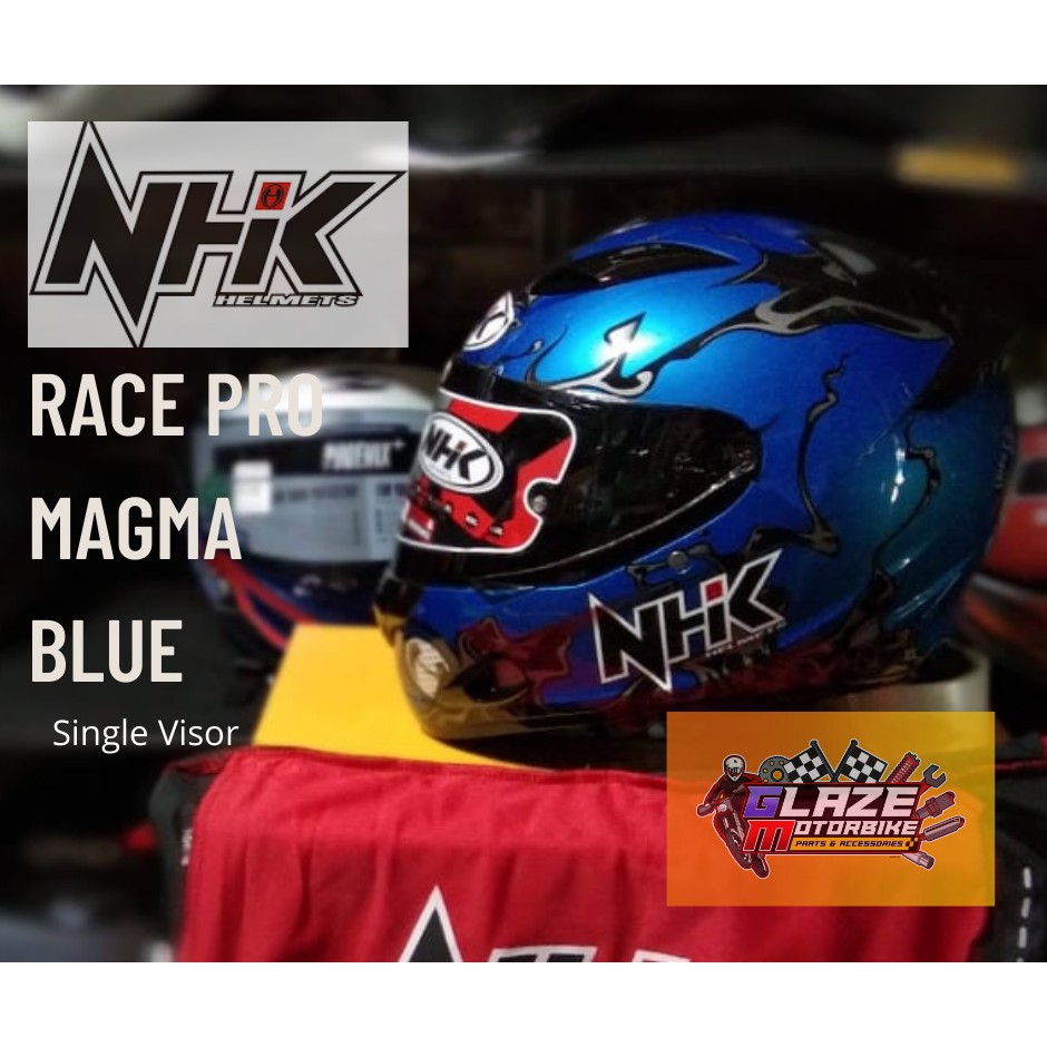 Nhk helmet sale blue