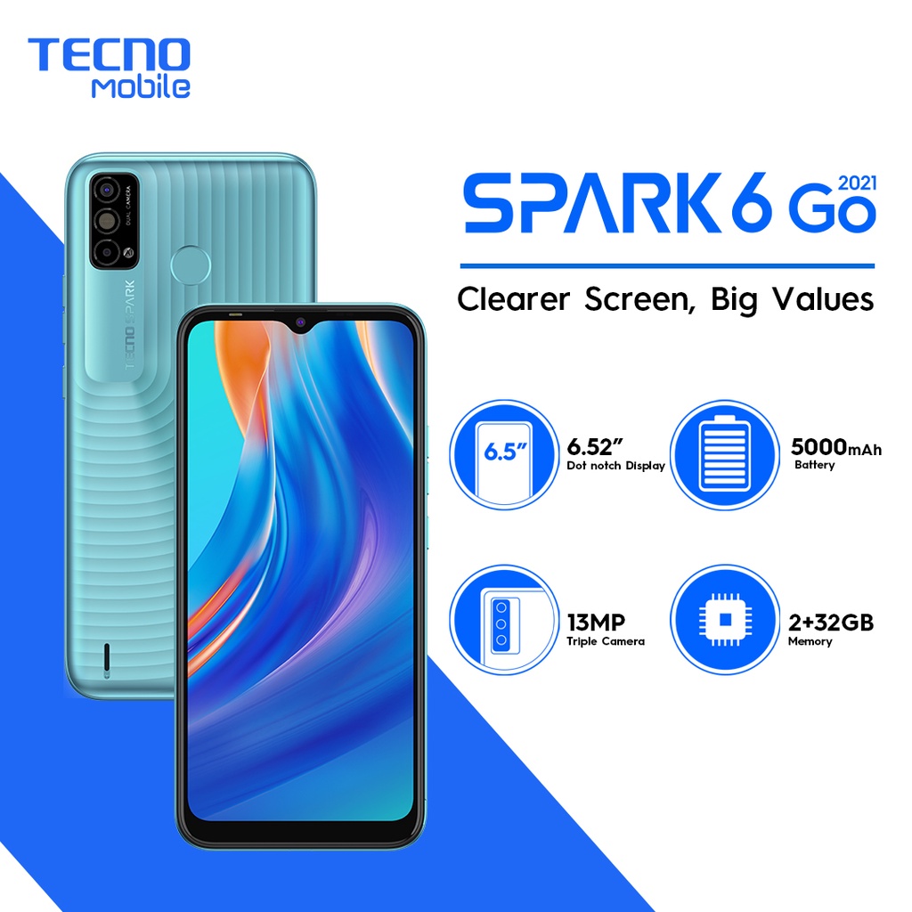 Tecno Spark Go 2021 technical specifications 