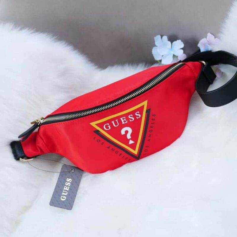 Guess fanny pack outlet red